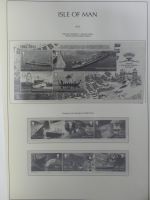 Isle of Man Leuchtturm Text 2004-2016 im Leuchtturm Binder #MA187