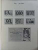 Isle of Man Leuchtturm Text 2004-2016 im Leuchtturm Binder #MA187