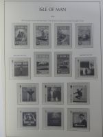 Isle of Man Leuchtturm Text 2004-2016 im Leuchtturm Binder #MA187