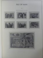 Isle of Man Leuchtturm Text 2004-2016 im Leuchtturm Binder #MA187