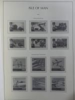 Isle of Man Leuchtturm Text 2004-2016 im Leuchtturm Binder #MA187