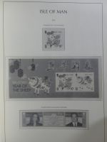 Isle of Man Leuchtturm Text 2004-2016 im Leuchtturm Binder #MA187