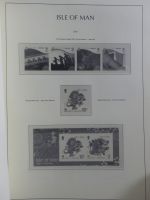 Isle of Man Leuchtturm Text 2004-2016 im Leuchtturm Binder #MA187