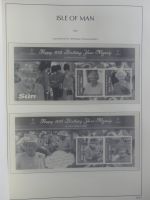Isle of Man Leuchtturm Text 2004-2016 im Leuchtturm Binder #MA187