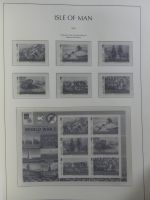 Isle of Man Leuchtturm Text 2004-2016 im Leuchtturm Binder #MA187