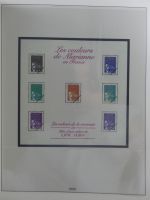 Frankreich Lindner Text 2001-2004 im Lindner Binder #MA188