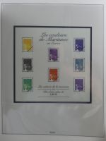 Frankreich Lindner Text 2001-2004 im Lindner Binder #MA188