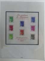 Frankreich Lindner Text 2001-2004 im Lindner Binder #MA188