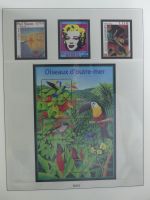 Frankreich Lindner Text 2001-2004 im Lindner Binder #MA188