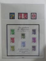 Frankreich Lindner Text 2001-2004 im Lindner Binder #MA188