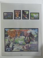 Frankreich Lindner Text 2001-2004 im Lindner Binder #MA188