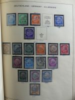 Deutsches Reich und etwas Besetzung im Schaubek-Album #MA198