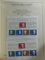 BRD Bund anfangs gestempelt später ** besammelt im Schaubek-Album #MA199