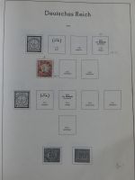 Deutsches Reich und Bund Anfänge dual besammelt im Leuchtturm-Album #MA200