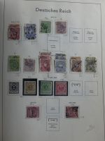 Deutsches Reich und Bund Anfänge dual besammelt im Leuchtturm-Album #MA200