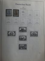 Deutsches Reich und Bund Anfänge dual besammelt im Leuchtturm-Album #MA200