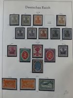Deutsches Reich und Bund Anfänge dual besammelt im Leuchtturm-Album #MA200