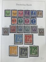 Deutsches Reich und Bund Anfänge dual besammelt im Leuchtturm-Album #MA200