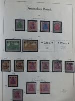 Deutsches Reich und Bund Anfänge dual besammelt im Leuchtturm-Album #MA200