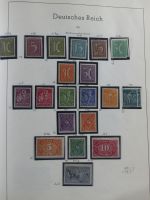 Deutsches Reich und Bund Anfänge dual besammelt im Leuchtturm-Album #MA200