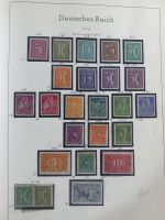 Deutsches Reich und Bund Anfänge dual besammelt im Leuchtturm-Album #MA200