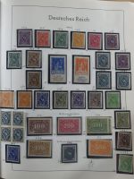 Deutsches Reich und Bund Anfänge dual besammelt im Leuchtturm-Album #MA200