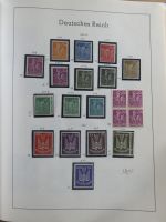 Deutsches Reich und Bund Anfänge dual besammelt im Leuchtturm-Album #MA200