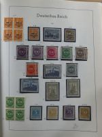 Deutsches Reich und Bund Anfänge dual besammelt im Leuchtturm-Album #MA200