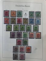 Deutsches Reich und Bund Anfänge dual besammelt im Leuchtturm-Album #MA200