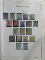 Deutsches Reich und Bund Anfänge dual besammelt im Leuchtturm-Album #MA200