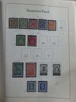 Deutsches Reich und Bund Anfänge dual besammelt im Leuchtturm-Album #MA200