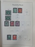 Deutsches Reich und Bund Anfänge dual besammelt im Leuchtturm-Album #MA200