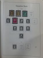 Deutsches Reich und Bund Anfänge dual besammelt im Leuchtturm-Album #MA200