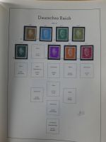 Deutsches Reich und Bund Anfänge dual besammelt im Leuchtturm-Album #MA200