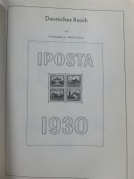 Deutsches Reich und Bund Anfänge dual besammelt im Leuchtturm-Album #MA200