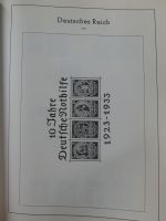 Deutsches Reich und Bund Anfänge dual besammelt im Leuchtturm-Album #MA200