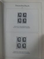 Deutsches Reich und Bund Anfänge dual besammelt im Leuchtturm-Album #MA200