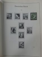 Deutsches Reich und Bund Anfänge dual besammelt im Leuchtturm-Album #MA200