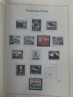 Deutsches Reich und Bund Anfänge dual besammelt im Leuchtturm-Album #MA200