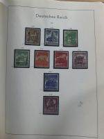 Deutsches Reich und Bund Anfänge dual besammelt im Leuchtturm-Album #MA200