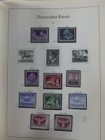 Deutsches Reich und Bund Anfänge dual besammelt im Leuchtturm-Album #MA200