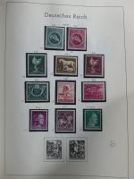 Deutsches Reich und Bund Anfänge dual besammelt im Leuchtturm-Album #MA200