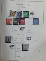 Deutsches Reich und Bund Anfänge dual besammelt im Leuchtturm-Album #MA200