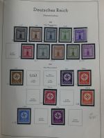 Deutsches Reich und Bund Anfänge dual besammelt im Leuchtturm-Album #MA200