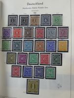Deutsches Reich und Bund Anfänge dual besammelt im Leuchtturm-Album #MA200