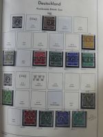 Deutsches Reich und Bund Anfänge dual besammelt im Leuchtturm-Album #MA200