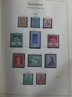 Deutsches Reich und Bund Anfänge dual besammelt im Leuchtturm-Album #MA200