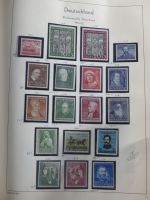 Deutsches Reich und Bund Anfänge dual besammelt im Leuchtturm-Album #MA200