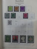 Deutsches Reich und Bund Anfänge dual besammelt im Leuchtturm-Album #MA200