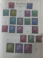 Deutsches Reich und Bund Anfänge dual besammelt im Leuchtturm-Album #MA200